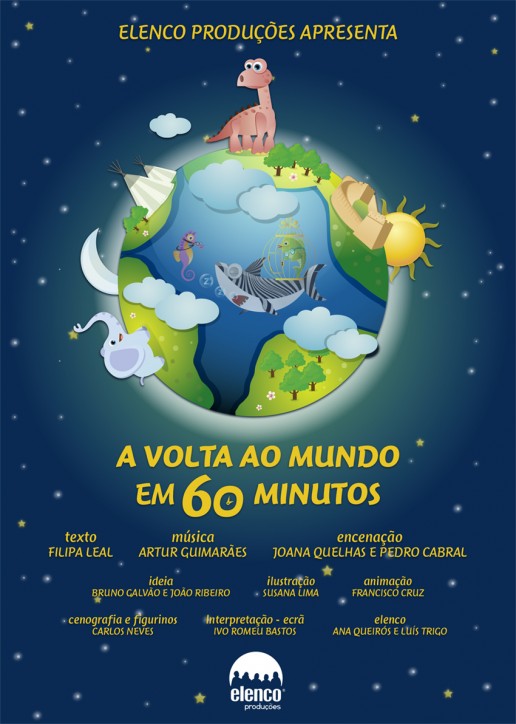 Cartaz: A Volta ao Mundo em 60 Minutos